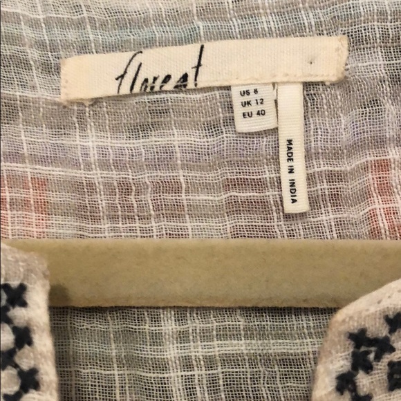 Hi-low, sleeveless Anthropologie tunic - Picture 2 of 4